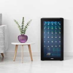 Danby Freestanding 7-Shelf Wine Cooler - LED - 36 Bottles - Black -Cheap My Cook Nest Store 00805055e L