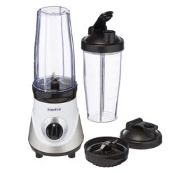 Starfrit 2 X 28 Oz White 300 W 3-Speed Personal Blender