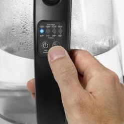 Starfrit 7-Cup Variable Temperature Control Cordless Glass Kettle -Cheap My Cook Nest Store 06485531e L