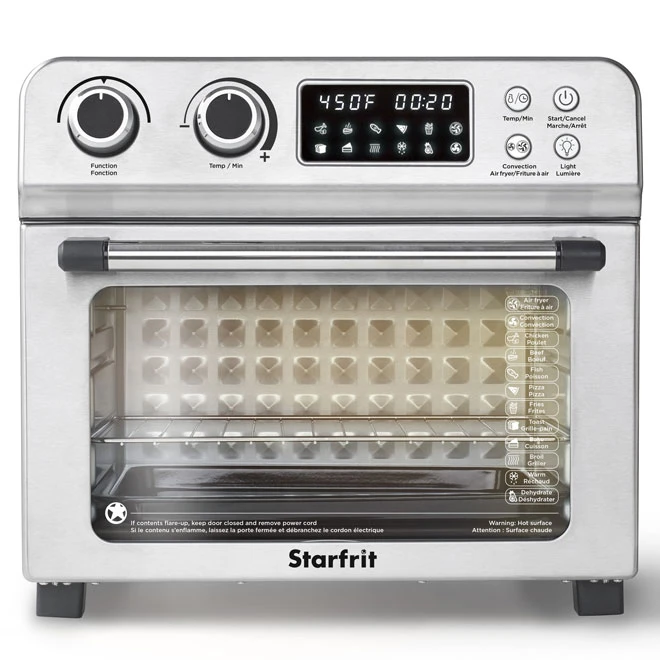 Starfrit Air Fryer Convection Oven Stainless Steel 16.2-in X 15.4-in 1 Starfrit Air Fryer Convection Oven Stainless Steel 16.2-in X 15.4-in