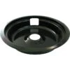 Porcelain Stove Drip Bowl And Trim Ring - 8"