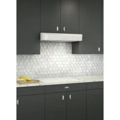 Venmar Bistro 30-inch Under-Cabinet Range Hood, 300 Max Blower CFM, White -Cheap My Cook Nest Store 09095090e L