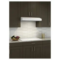 Venmar Bistro 30-inch Under-Cabinet Range Hood, 450 Max Blower CFM, White -Cheap My Cook Nest Store 09095094e L
