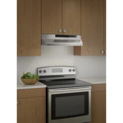 Broan BU2 Series 30-Inch Under-Cabinet Range Hood, 210 Max Blower CFM, Stainless Steel -Cheap My Cook Nest Store 09095100d L