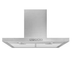 Broan 30-in Stainless Steel Convertible Wall-Mounted T-Style Chimmey Range Hood -Cheap My Cook Nest Store 09095148 L