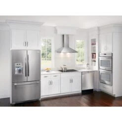 Frigidaire Wall-Mounted Range Hood - 30-in - Stainless Steel - Dual-Halogen Lights - 400 CFM -Cheap My Cook Nest Store 10355135e L