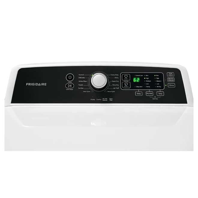 Frigidaire High-Efficiency Electric Dryer - 6.7-cu Ft - Anti-Wrinkle 5 Frigidaire High-Efficiency Electric Dryer - 6.7-cu Ft - Anti-Wrinkle - Image 5