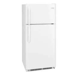 Frigidaire Reversible Swing Door Pocket Handle Top-Freezer Fridge - 18-cu Ft - 30-in - White -Cheap My Cook Nest Store 10355212 L