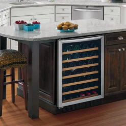 52-Bottle Wine Cooler - 34.25" - Stainless Steel -Cheap My Cook Nest Store 10355282d L