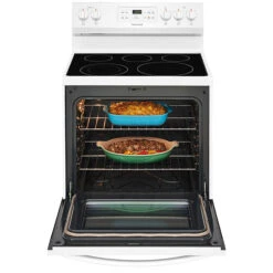 Frigidaire Electric Range - Self-Cleaning - 5.3-cu Ft - 30-in - White