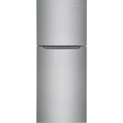 Frigidaire Top-Freezer Apartment Size Refrigerator - 24-in - 11.6-cu Ft - Brushed Stainless Steel -Cheap My Cook Nest Store 10355404 L