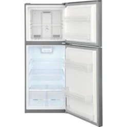 Frigidaire Top-Freezer Apartment Size Refrigerator - 24-in - 11.6-cu Ft - Brushed Stainless Steel -Cheap My Cook Nest Store 10355404c L