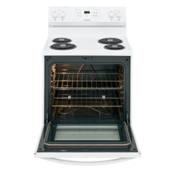 Frigidaire Electric Self-Cleaning Range - 30-in - 4 Burners - 5.3-cu Ft - White -Cheap My Cook Nest Store 10355490c L