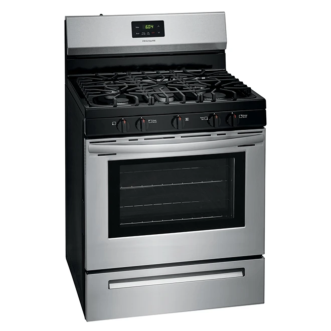Frigidaire Freestanding Gas Range - 30-in - 5.0-cu Ft - Stainless Steel 1 Frigidaire Freestanding Gas Range - 30-in - 5.0-cu Ft - Stainless Steel