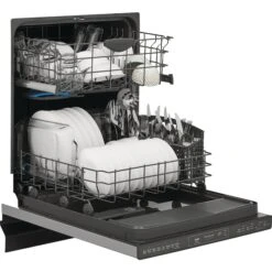 Frigidaire Gallery 24-in Built-in Dishwasher - Black Stainless Steel - 49 DBA - Energy Star Certified -Cheap My Cook Nest Store 10355664c L