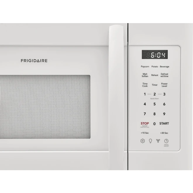 Frigidaire 1.8-cu. Ft. Over-the-Range Microwave - 105-300 CFM - 1500 W - White 4 Frigidaire 1.8-cu. Ft. Over-the-Range Microwave - 105-300 CFM - 1500 W - White - Image 4