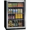Frigidaire 4.6-cu Ft Freestanding Beverage Cooler - 138 Cans - Stainless Steel