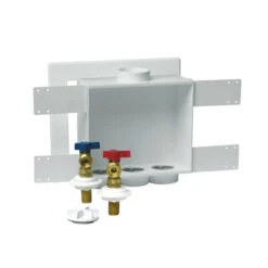 Two-Valve Washing Machine Outlet Box - "Quadtro"