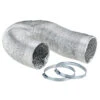 Imperial Semi-Rigid Foil Ducting With Clamps - 4" X 8'