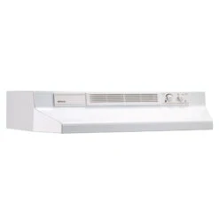 Broan Convertible Undermount Range Hood - 30-in - 190 CFM - White