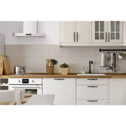 Mistral Wall Mount Chimney Style Range Hood - 600 CFM - 30-in - Stainless Steel -Cheap My Cook Nest Store 16505007e L