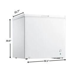 Midea Freezer Chest - 21.7-in - 7-cu Ft - White -Cheap My Cook Nest Store 21615029d L