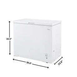 Midea Freezer Chest - 38.8-in - 8.8-cu Ft - White -Cheap My Cook Nest Store 21615030d L