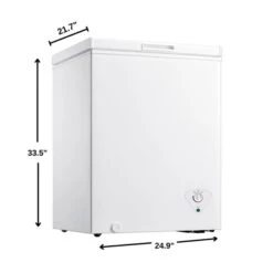 Midea Freezer Chest - 21.9-in - 5-cu Ft - White -Cheap My Cook Nest Store 21615031d L
