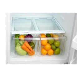 Midea 18 Cu Ft White Upper-Freezer Refrigerator -Cheap My Cook Nest Store 21615048d L