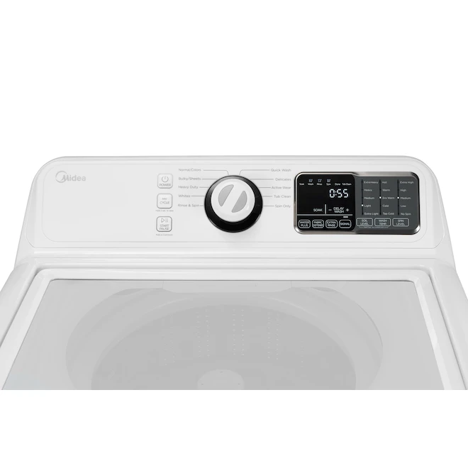 Midea 5.2-cu Ft High Efficiency Top-Load Washer (White) ENERGY STAR Certified 2 Midea 5.2-cu Ft High Efficiency Top-Load Washer (White) ENERGY STAR Certified - Image 2