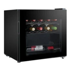 Midea 14 Bottles Cooler Wine - Metal 20.9-in X 18.8-in X 19.4-in Black -Cheap My Cook Nest Store 21615055 L