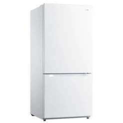 Midea 30-in Bottom Freezer Refrigerator - 18.7-cu. Ft. - White - LED Lighting -Cheap My Cook Nest Store 21615073b L