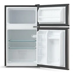 Midea Mini Refrigerator With Top Freezer 3.1-cu.ft. Stainless Steel