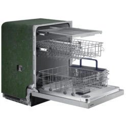 Samsung Built-In Plastic Tub 15 Place Settings Dishwasher - 51-dBA - 24-in - Stainless Steel