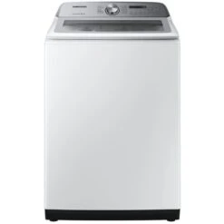 Samsung 5.8 Cu Ft Top-Load Washer With Active WaterJet And Smart Care - White -Cheap My Cook Nest Store 22945314 L