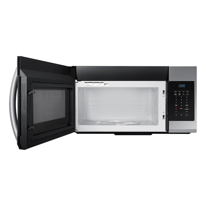 Samsung Over-The-Range Stainless Steel Microwave - 1.7 Cu.ft. 1 Samsung Over-The-Range Stainless Steel Microwave - 1.7 Cu.ft.