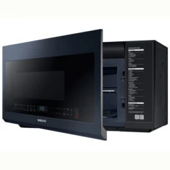 Samsung Bespoke 2.1-cu. Ft Over-the-Range Microwave With Sensor Cooking (Fingerprint Resistant Navy Blue) -Cheap My Cook Nest Store 22945427e L