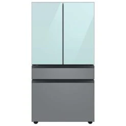 Samsung Bespoke 4-Door Refrigerator Glass Upper Panel - Morning Blue -Cheap My Cook Nest Store 22945435d L