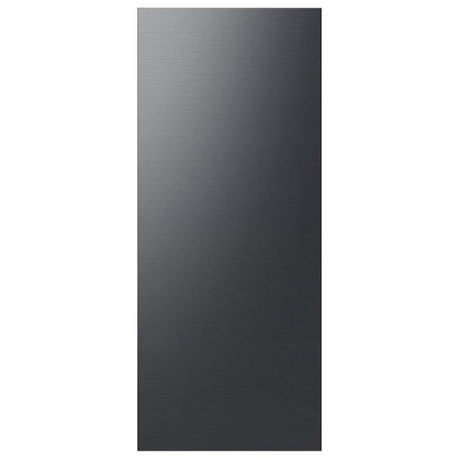 Samsung Bespoke Upper Panel For 3-Door Refrigerator - Stainless Steel - Matte Black 1 Samsung Bespoke Upper Panel For 3-Door Refrigerator - Stainless Steel - Matte Black