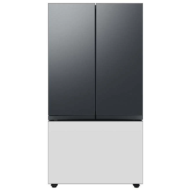 Samsung Bespoke Upper Panel For 3-Door Refrigerator - Stainless Steel - Matte Black 3 Samsung Bespoke Upper Panel For 3-Door Refrigerator - Stainless Steel - Matte Black - Image 3