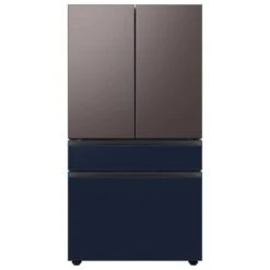 Samsung Bespoke FlexZone Drawer Panel For 4-Door Refrigerator - Stainless Steel - Navy -Cheap My Cook Nest Store 22945443d L