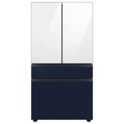 Samsung Bespoke FlexZone Drawer Panel For 4-Door Refrigerator - Stainless Steel - Navy -Cheap My Cook Nest Store 22945443e L
