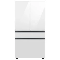Samsung Bespoke Upper Panel For 4-Door Refrigerator - Glass - White -Cheap My Cook Nest Store 22945445b L