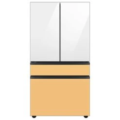 Samsung Bespoke Upper Panel For 4-Door Refrigerator - Glass - White -Cheap My Cook Nest Store 22945445d L