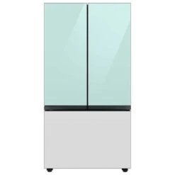 Samsung Bespoke 3-Door Refrigerator Glass Upper Panel - Morning Blue - 17.63 X 42.13 X 0.75-in -Cheap My Cook Nest Store 22945448b L