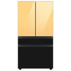 Samsung Bespoke Freezer Drawer Panel For 4-Door Refrigerator - Glass - Charcoal - 35.63 X 22.25 X 1.13-in -Cheap My Cook Nest Store 22945450c L