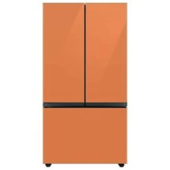 Samsung Bespoke Freezer Drawer Panel For 3-Door Refrigerator - Glass - Clementine - 35.63 X 23.5 X 1.13-in -Cheap My Cook Nest Store 22945451b L