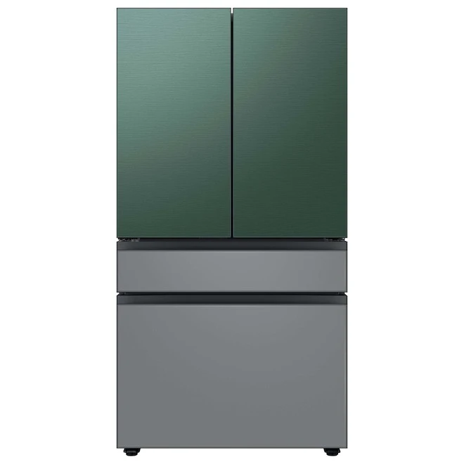 Samsung Bespoke Upper Panel For 4-Door Refrigerator - Stainless Steel - Emerald - 17.63 X 35.5 X 0.75-in 4 Samsung Bespoke Upper Panel For 4-Door Refrigerator - Stainless Steel - Emerald - 17.63 X 35.5 X 0.75-in - Image 4