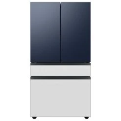 Samsung Bespoke Upper Panel For 4-Door Refrigerator - Stainless Steel - Navy Blue - 17.63 X 35.5 X 0.75-in -Cheap My Cook Nest Store 22945461b L