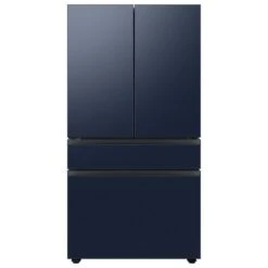 Samsung Bespoke Upper Panel For 4-Door Refrigerator - Stainless Steel - Navy Blue - 17.63 X 35.5 X 0.75-in -Cheap My Cook Nest Store 22945461d L